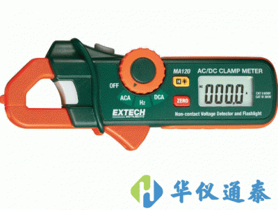 美国EXTECH MA120 200A交/直流迷你钳表+电压检测器